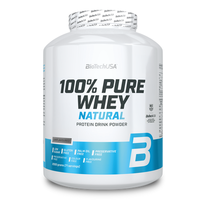 Proteina din Zer Fara Aroma, BioTechUSA, 100% Pure Whey Unflavored, 2000g