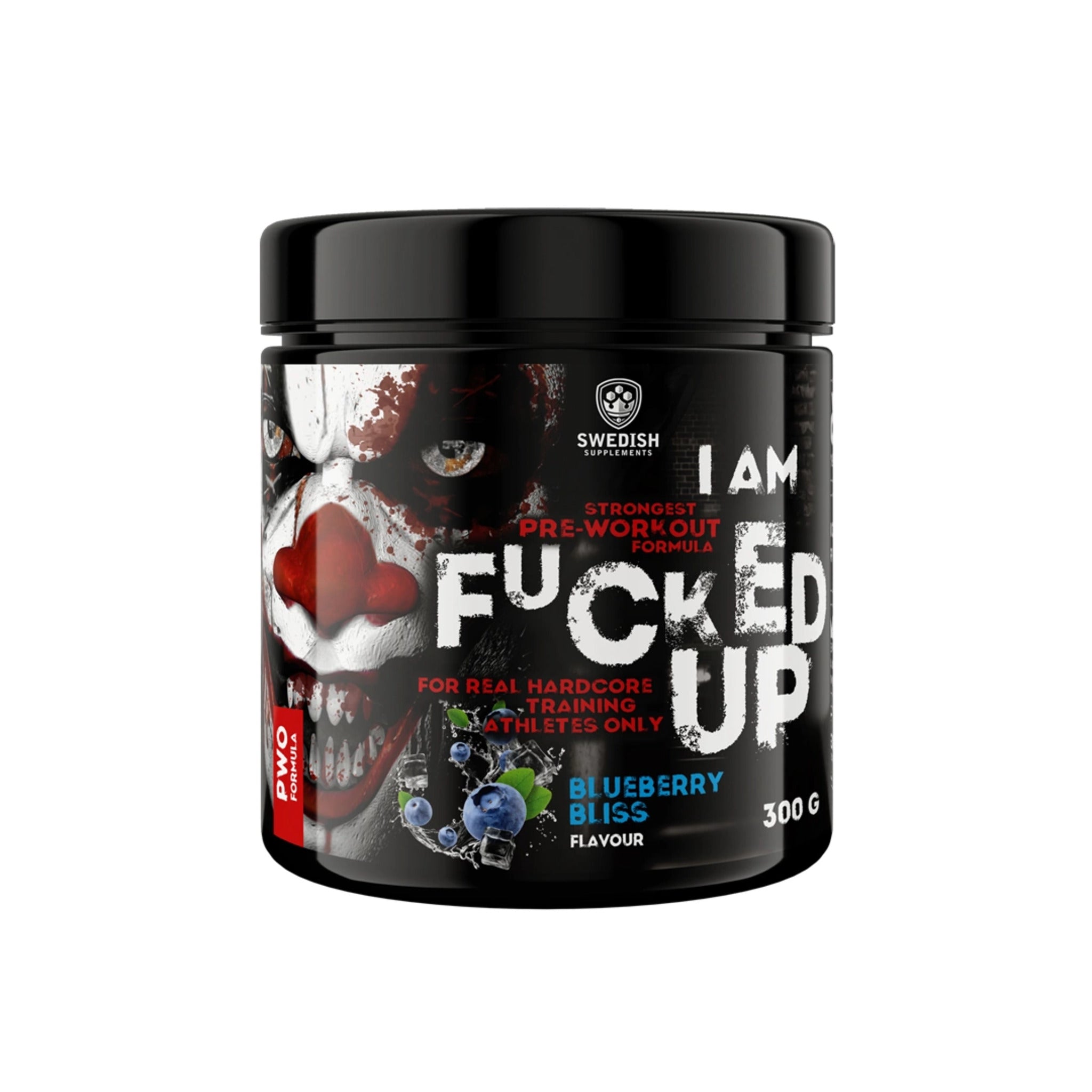 Pre-Workout, Swedish Supplements, I Am F#cked Up Joker Edition, 300g