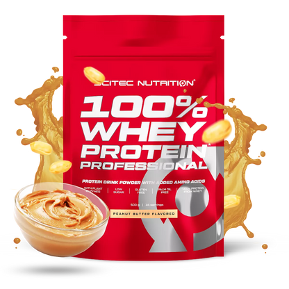 Proteina din Zer, Scitec Nutrition, 100% Whey Protein Professional, 500g