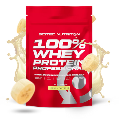 Proteina din Zer, Scitec Nutrition, 100% Whey Protein Professional, 500g