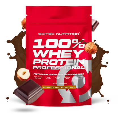 Proteina din Zer, Scitec Nutrition, 100% Whey Protein Professional, 500g