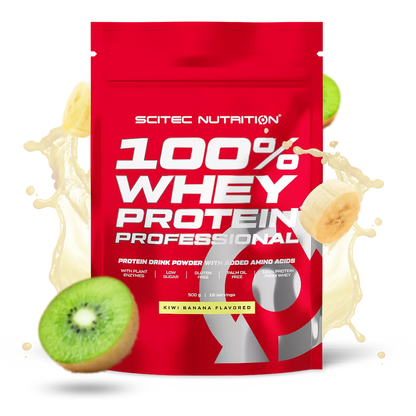 Proteina din Zer, Scitec Nutrition, 100% Whey Protein Professional, 500g