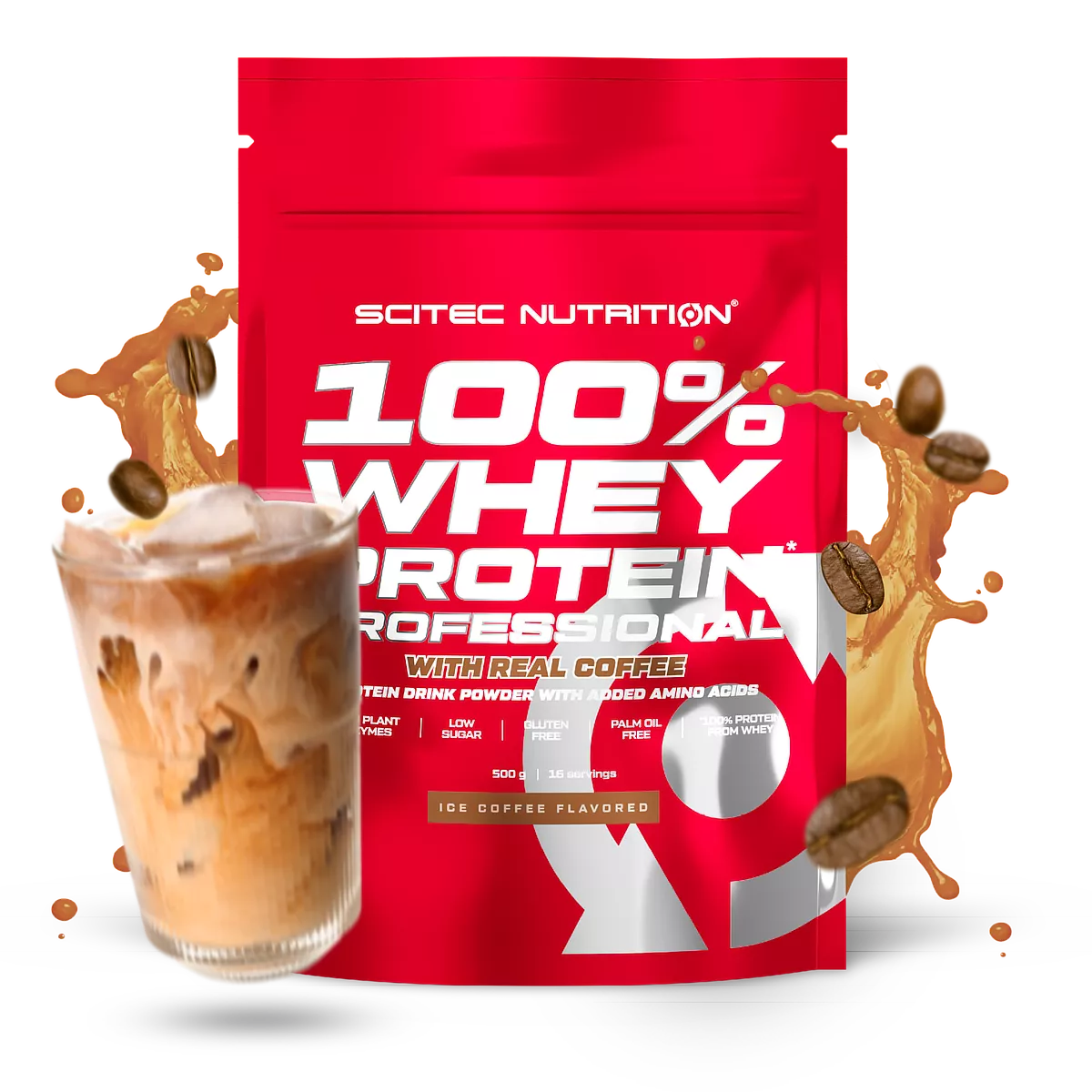 Proteina din Zer, Scitec Nutrition, 100% Whey Protein Professional, 500g