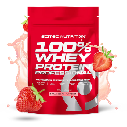 Proteina din Zer, Scitec Nutrition, 100% Whey Protein Professional, 500g