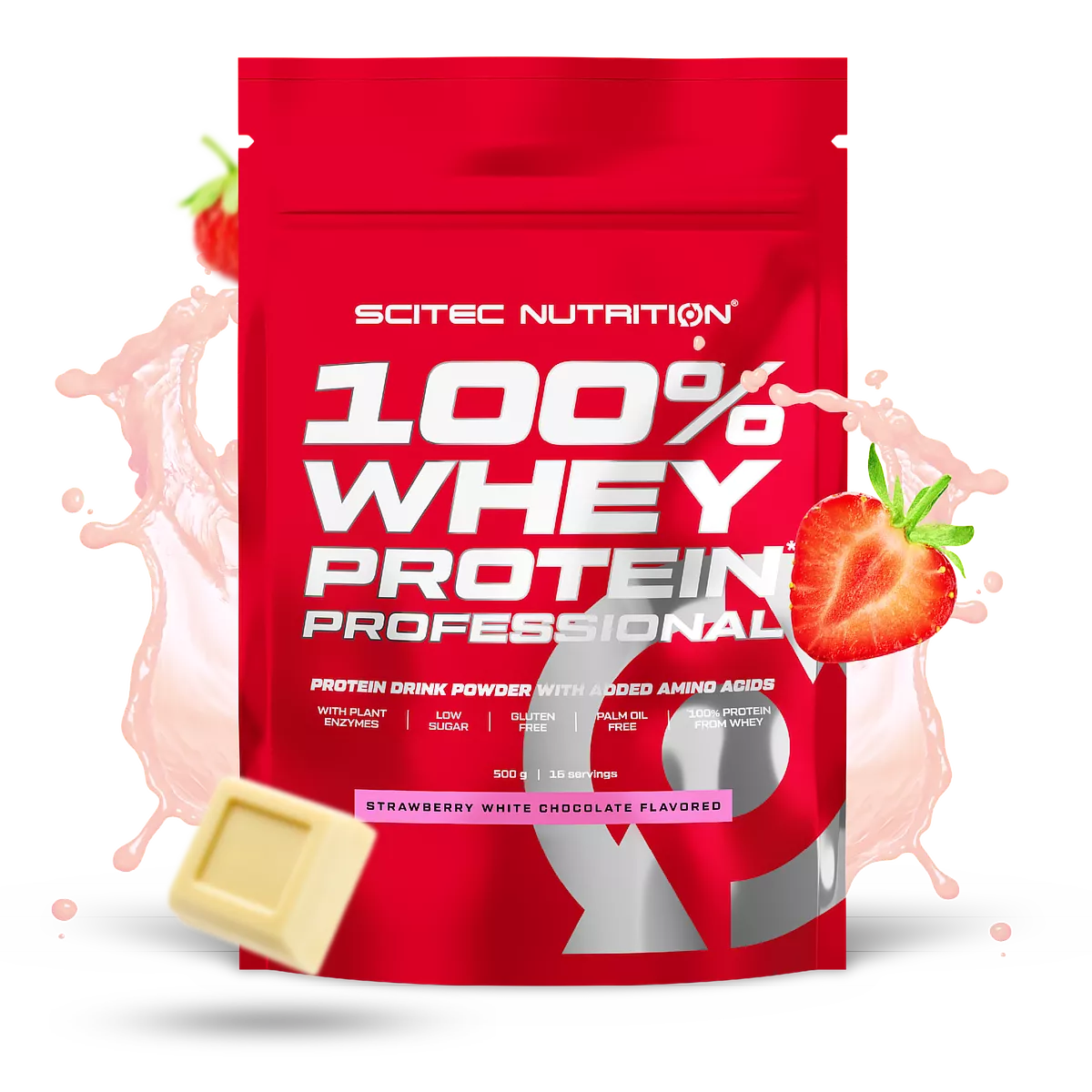 Proteina din Zer, Scitec Nutrition, 100% Whey Protein Professional, 500g