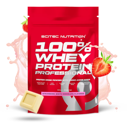 Proteina din Zer, Scitec Nutrition, 100% Whey Protein Professional, 500g
