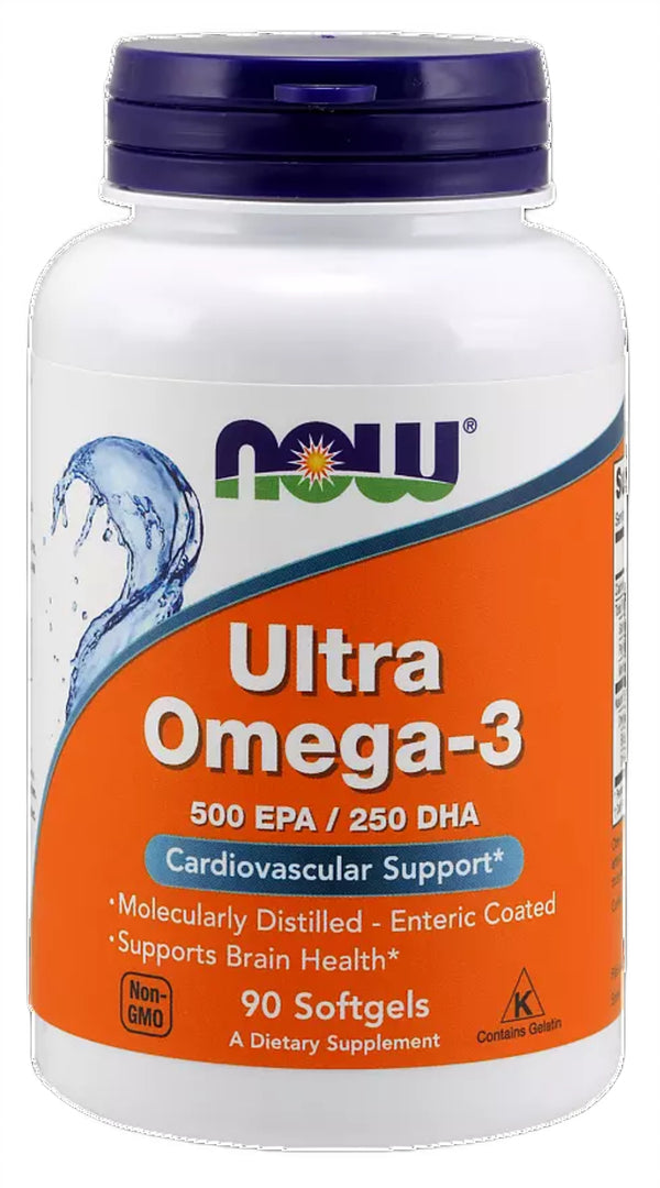 Azici Grasi, Now Foods, Ultra Omega 3 Fish Oil, 90 Softgels