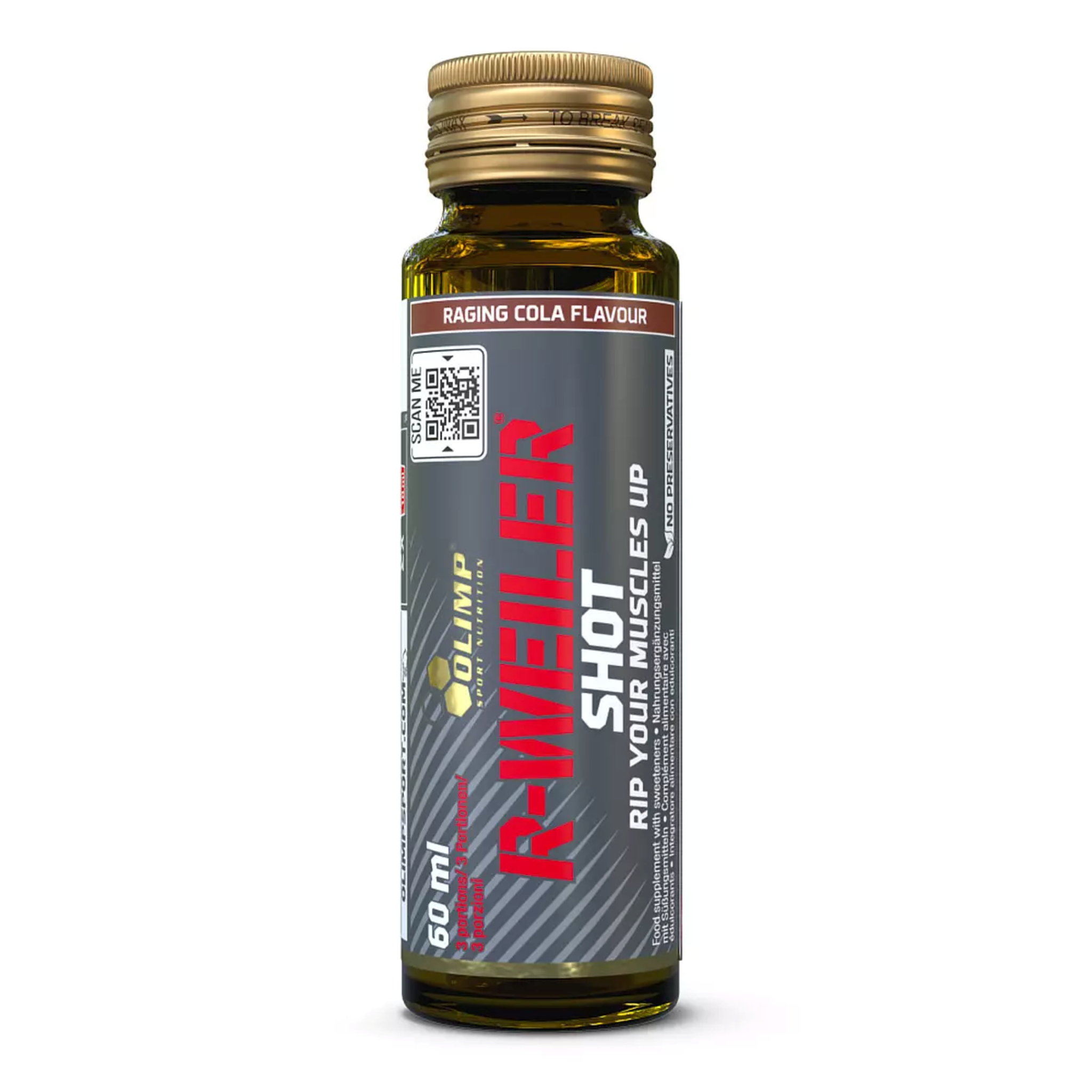 Pre-Workout Shot, Olimp, R-Weiler,60ml