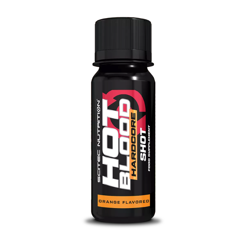 Pre-Workout Shot, Scitec Nutrition, Hot Blood Hardcore, 60ml