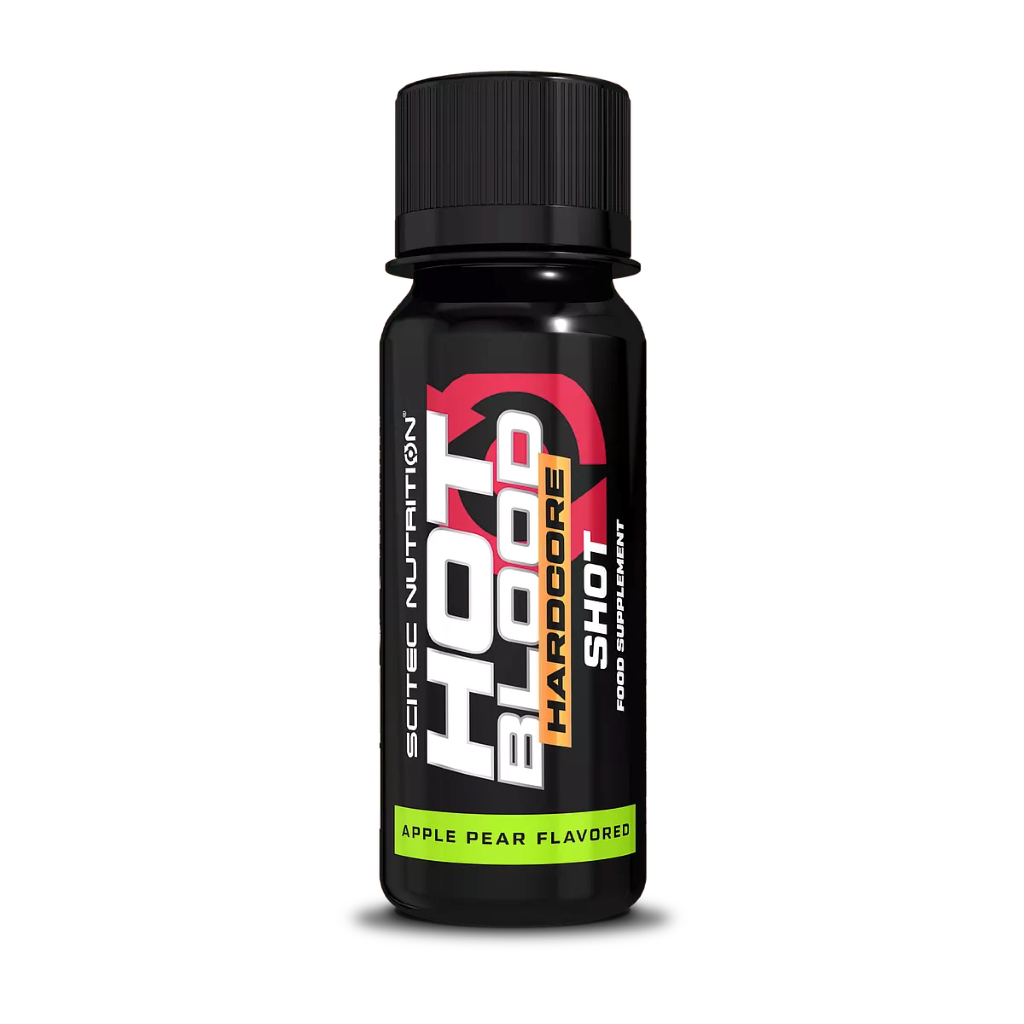 Pre-Workout Shot, Scitec Nutrition, Hot Blood Hardcore, 60ml
