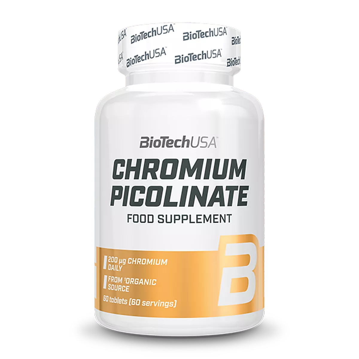 Crom Picolinat, BioTechUSA, Chromium Picolinate, 60 Tablete