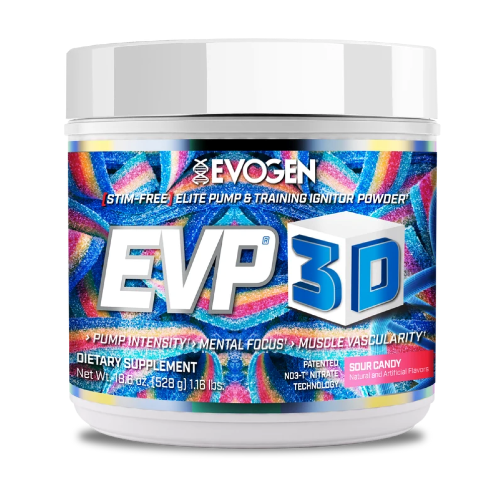 Pre-Workout fara Cafeina, Evogen, EVP 3D, 20/40 serviri