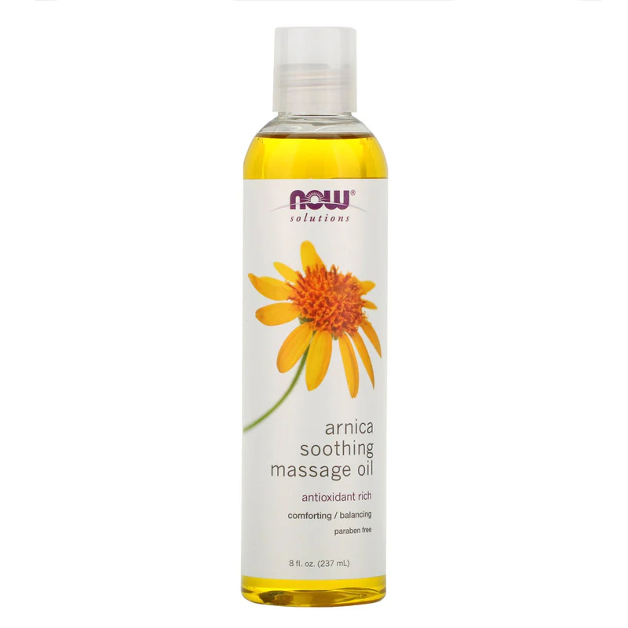 Ulei de Masaj Calmant cu Arnica, Now Solutions, Arnica Soothing Massage Oil, 237ml