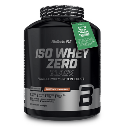 Proteina din Zer, BioTechUSA, Iso Whey Zero Black, 2270g