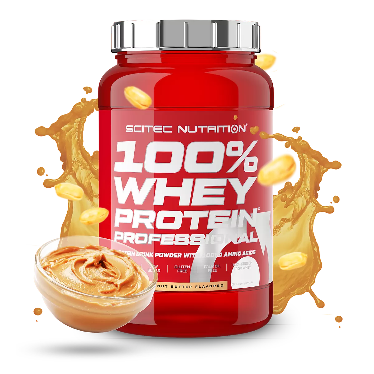 Proteina din zer, Scitec Nutrition, 100% Whey Protein Professioal, 920g