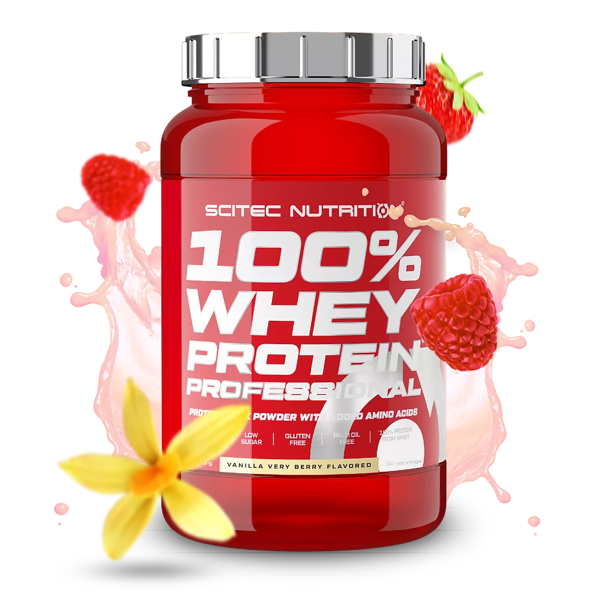 Proteina din zer, Scitec Nutrition, 100% Whey Protein Professioal, 920g