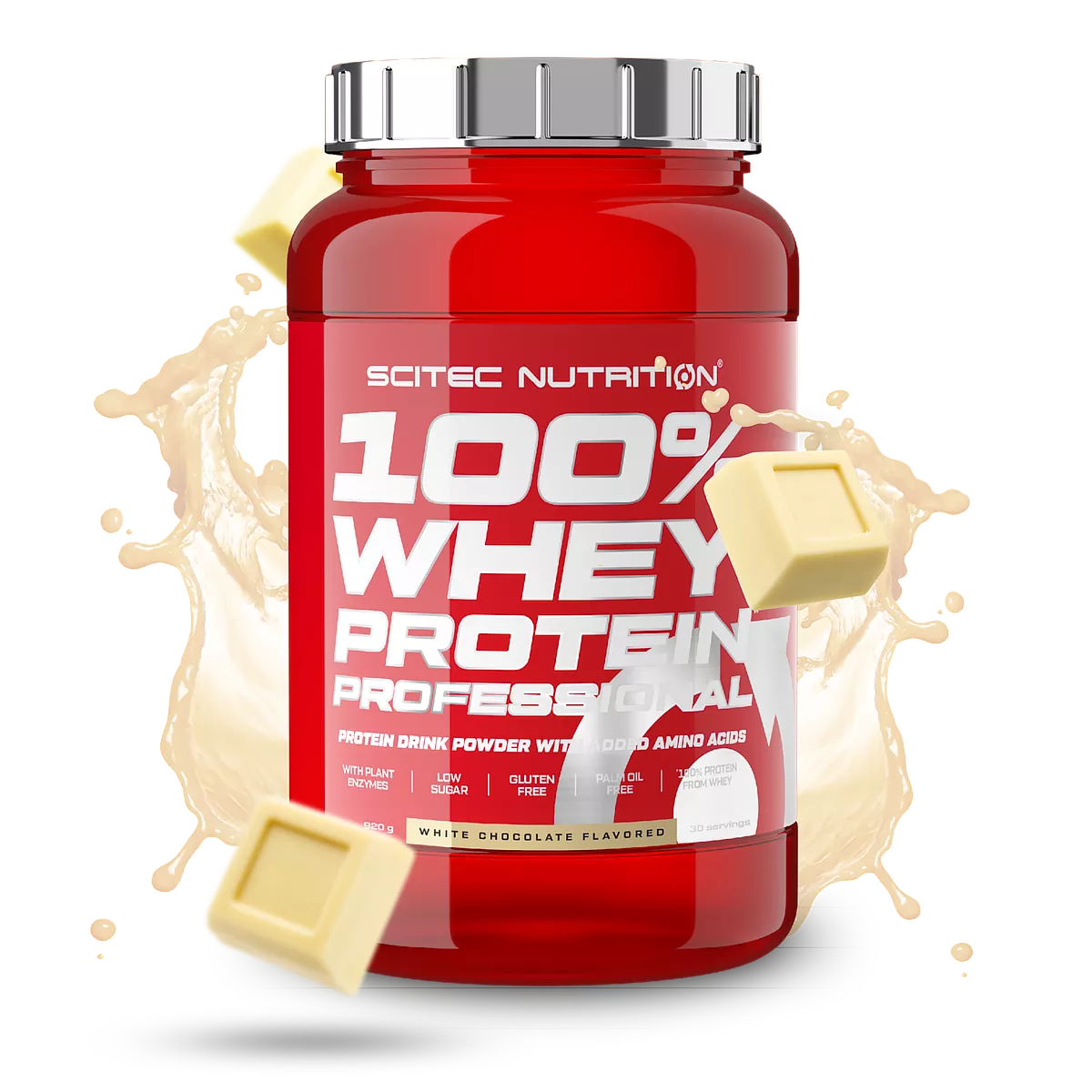 Proteina din zer, Scitec Nutrition, 100% Whey Protein Professioal, 920g