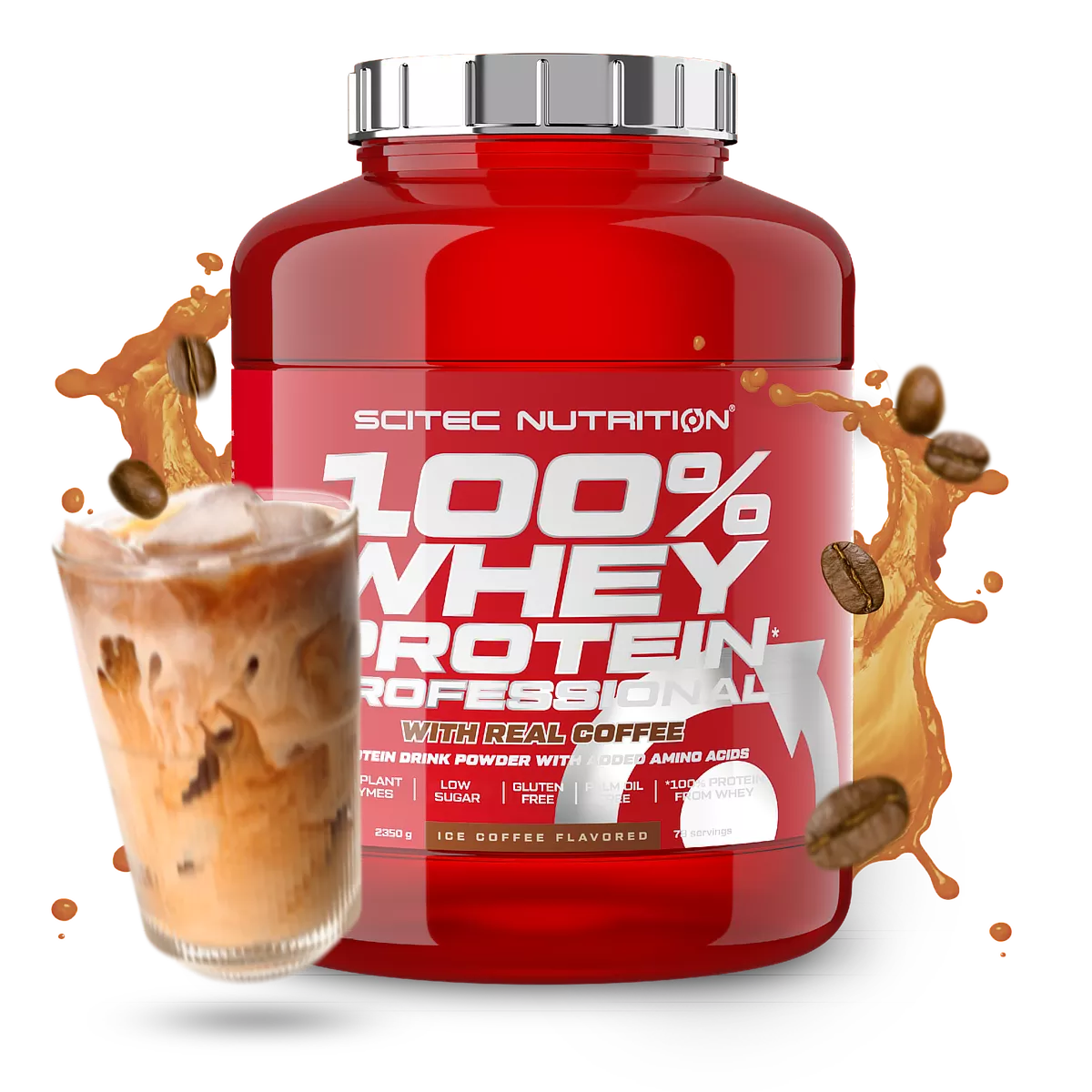 Proteina din zer, Scitec Nutrition, 100% Whey Protein Professional, 2350g