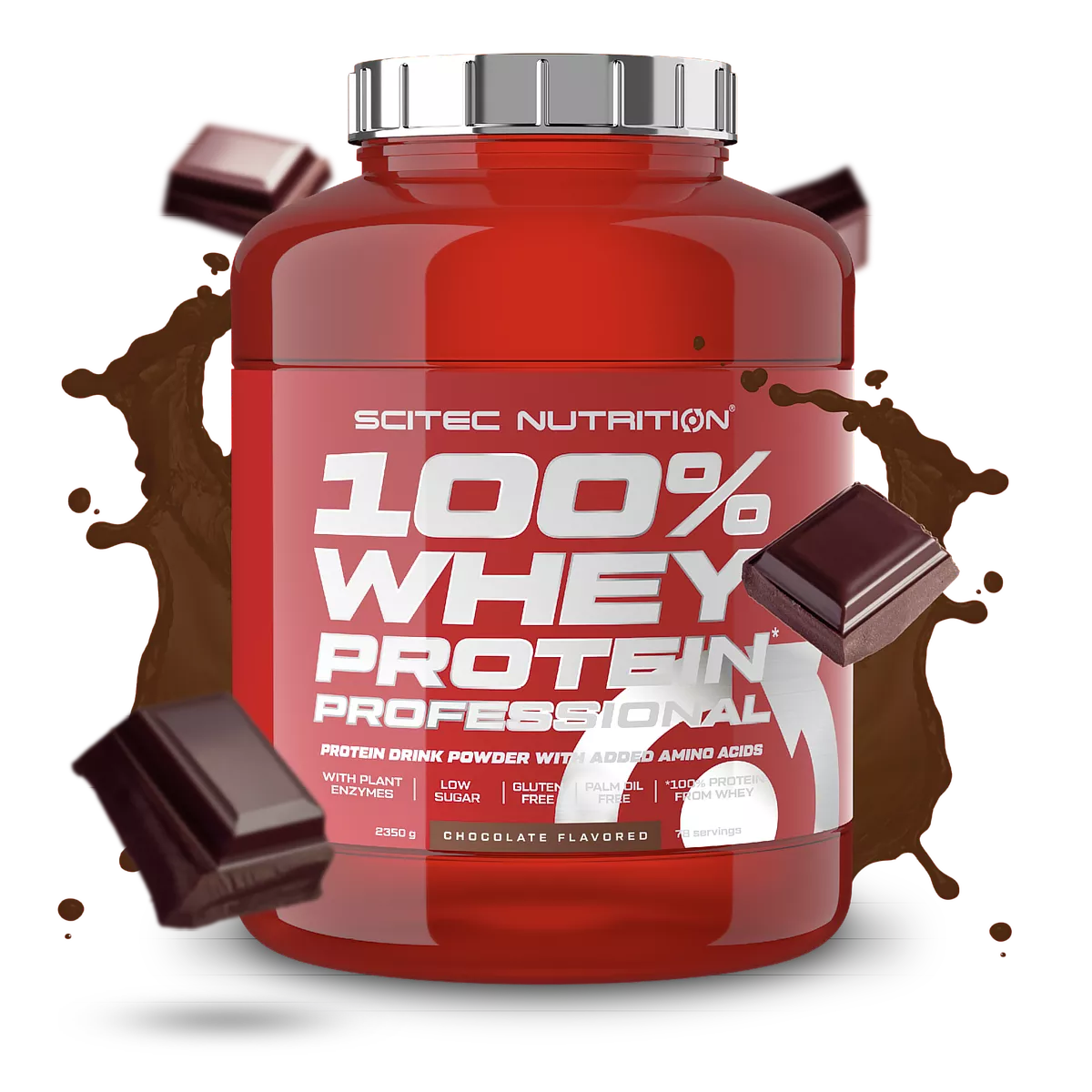 Proteina din zer, Scitec Nutrition, 100% Whey Protein Professional, 2350g