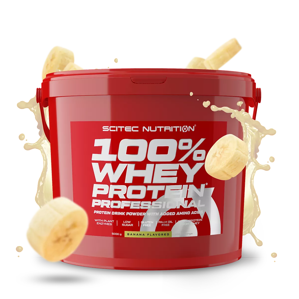Proteina din Zer, Scitec Nutrition, 100% Whey Protein Professional, 5000g