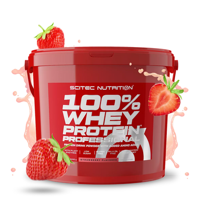 Proteina din Zer, Scitec Nutrition, 100% Whey Protein Professional, 5000g
