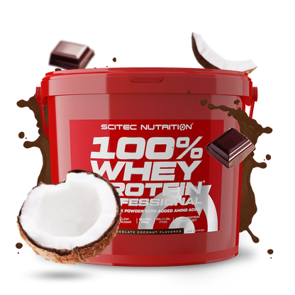 Proteina din Zer, Scitec Nutrition, 100% Whey Protein Professional, 5000g
