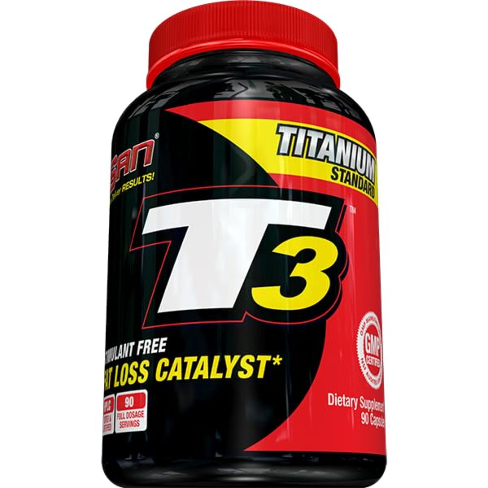 Supliment pentru Arderea Grasimilor, SAN Nutrition, T3 Stimulant Free Fat Loss Catalyst, 90 Capsule