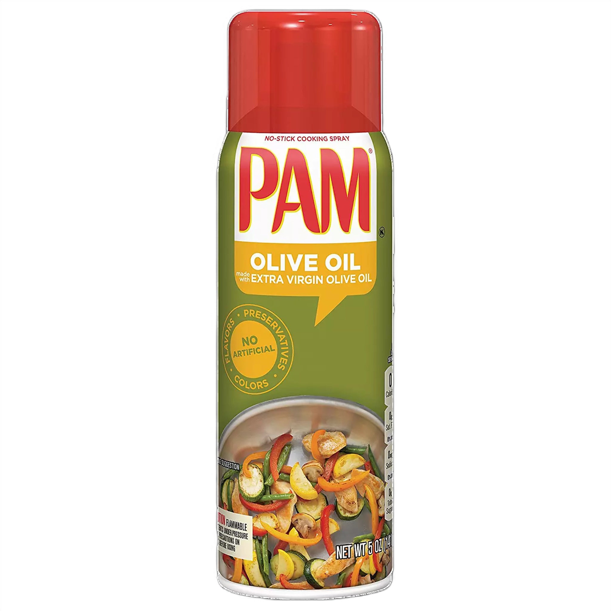 Spray de Gatit, Pam, Olive Oil Cooking Spray, 141g EXP: 12/2024