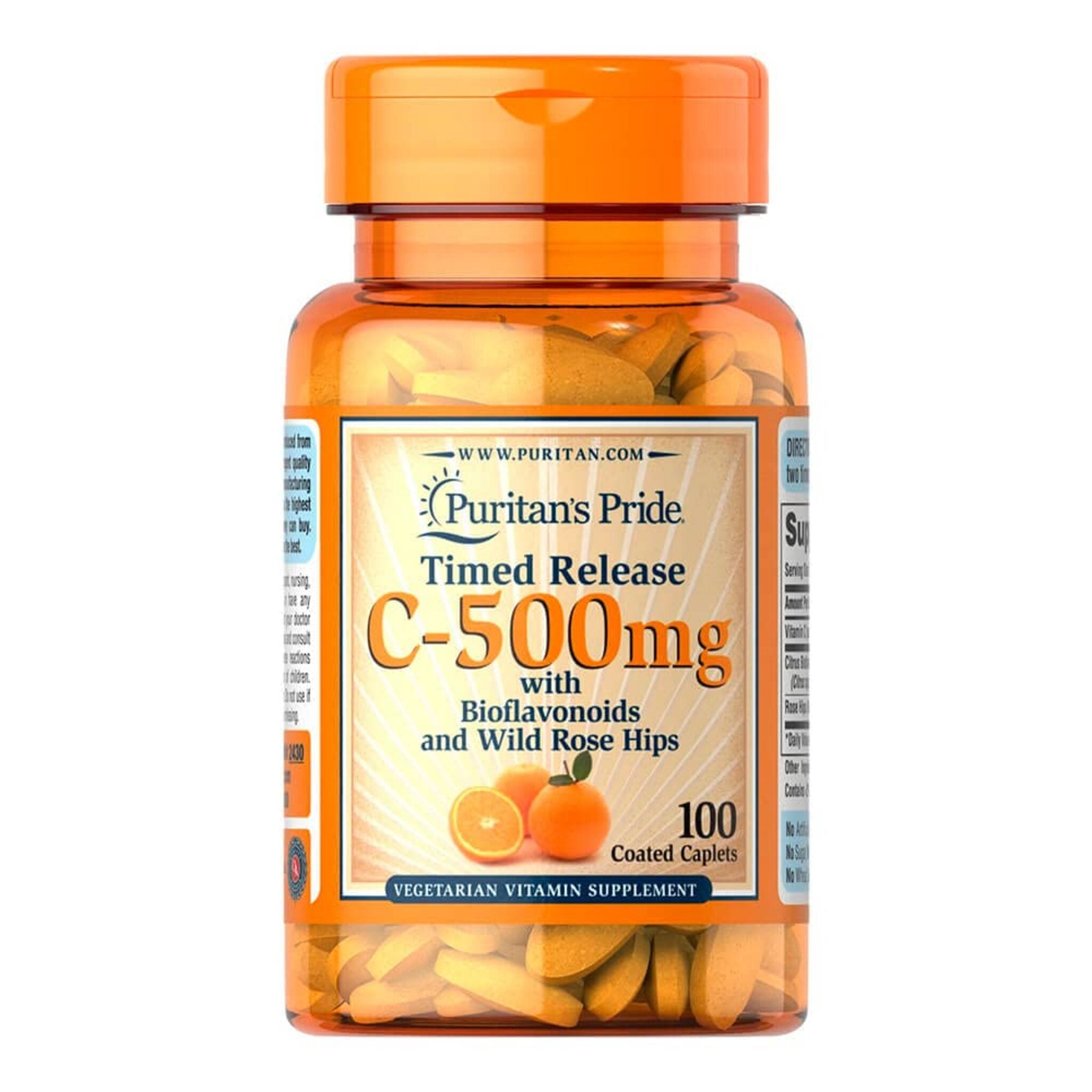 Vitamina C, Puritan's Pride, Vitamin C-500mg, 100 capsule