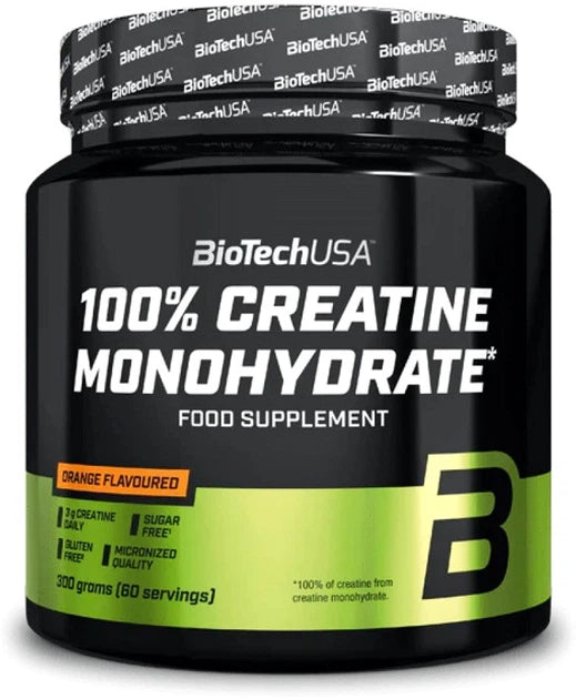 Creatina Monohidrata, BioTechUSA, 100% Micronized Creatine Monohydrate, 300g
