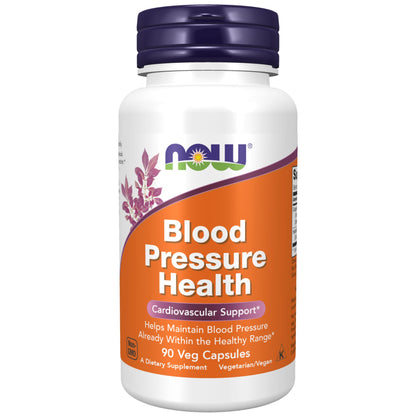 Suport Cardiovascular, Now Foods, Blood Pressure Health, 90 Veg Caps