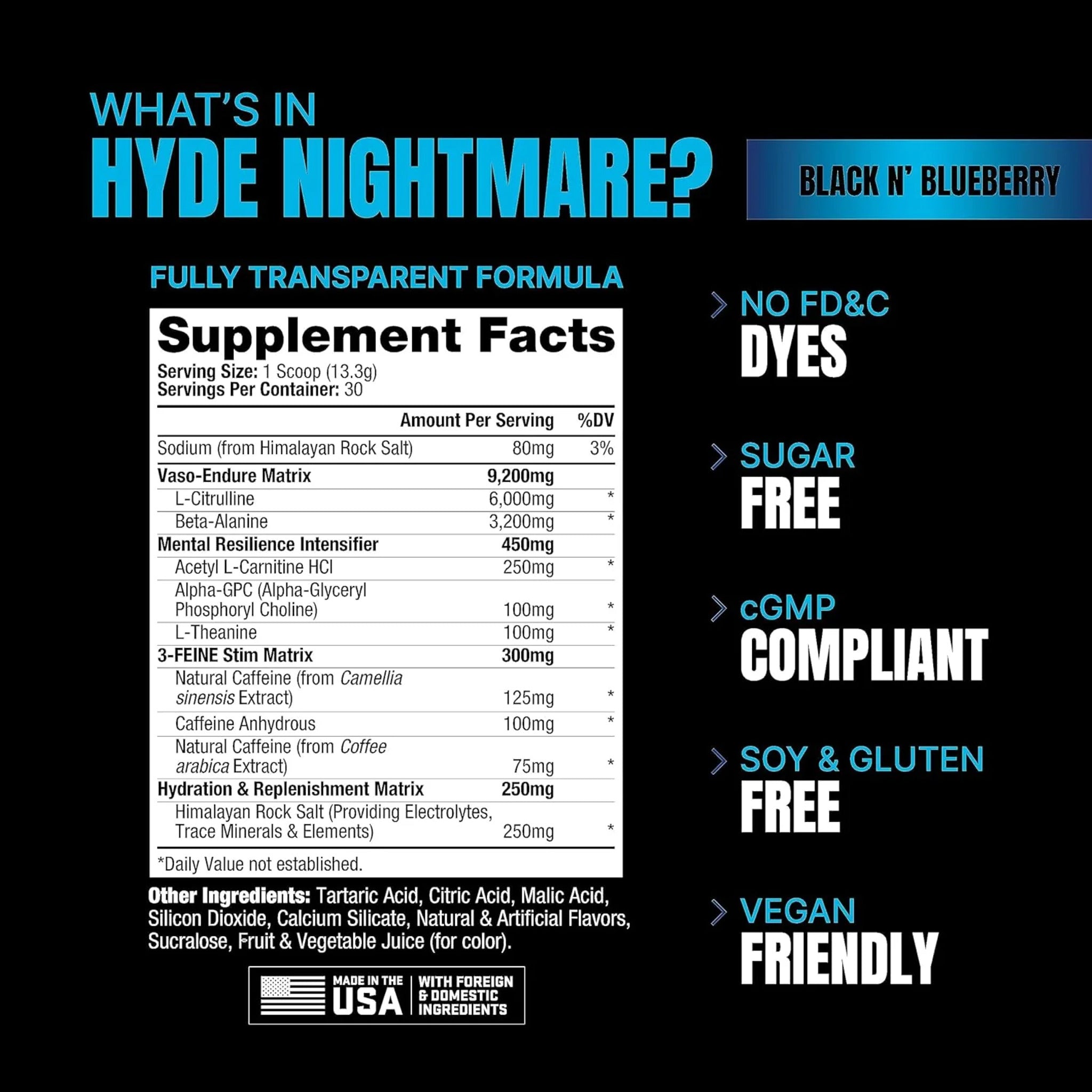 Black Friday - Reduceri Pre-Workout, ProSupps, Hyde Nightmare, 1 Serving Promotie