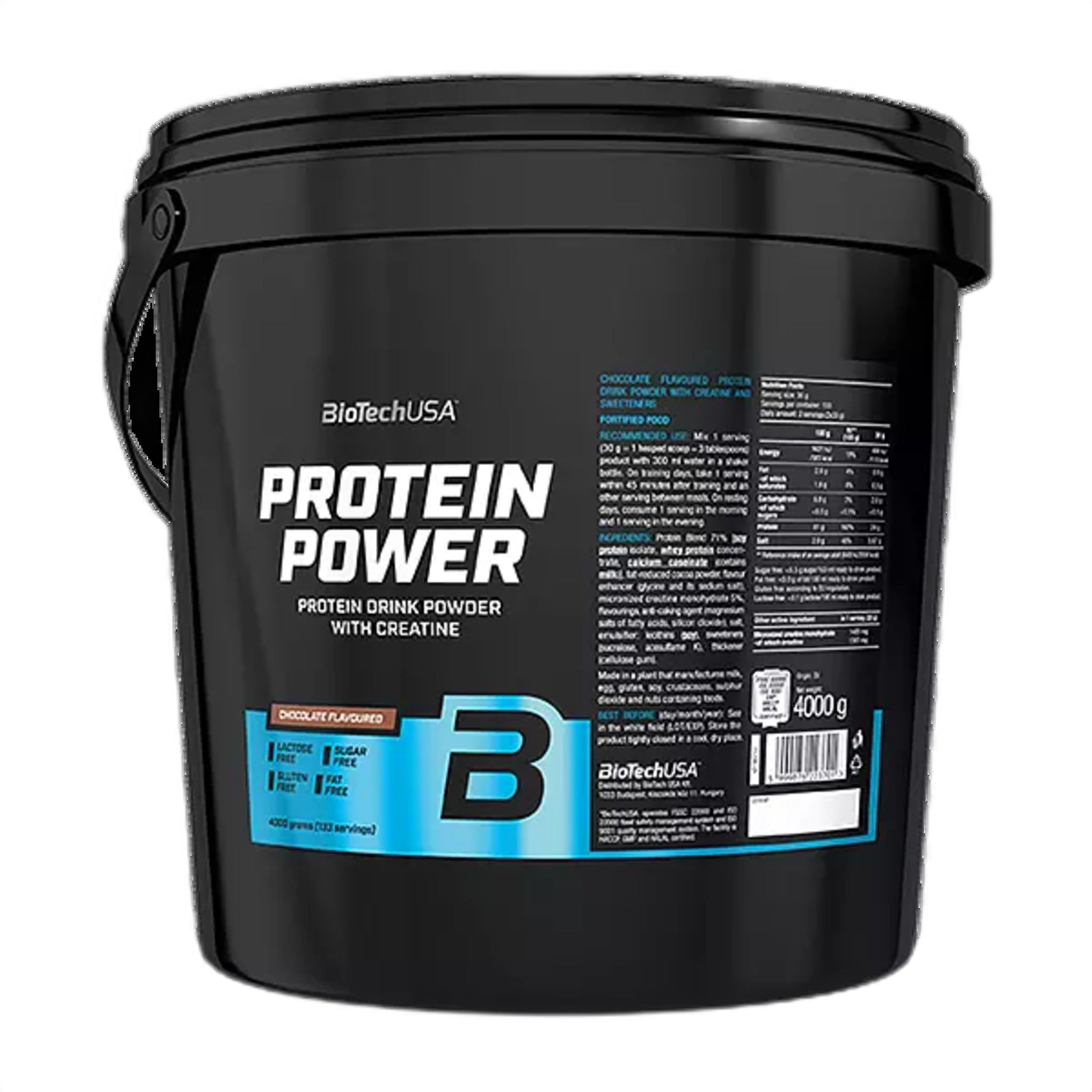 Black Friday - Reduceri Blend Proteic, BioTechUSA, Protein Power, 4000g Promotie