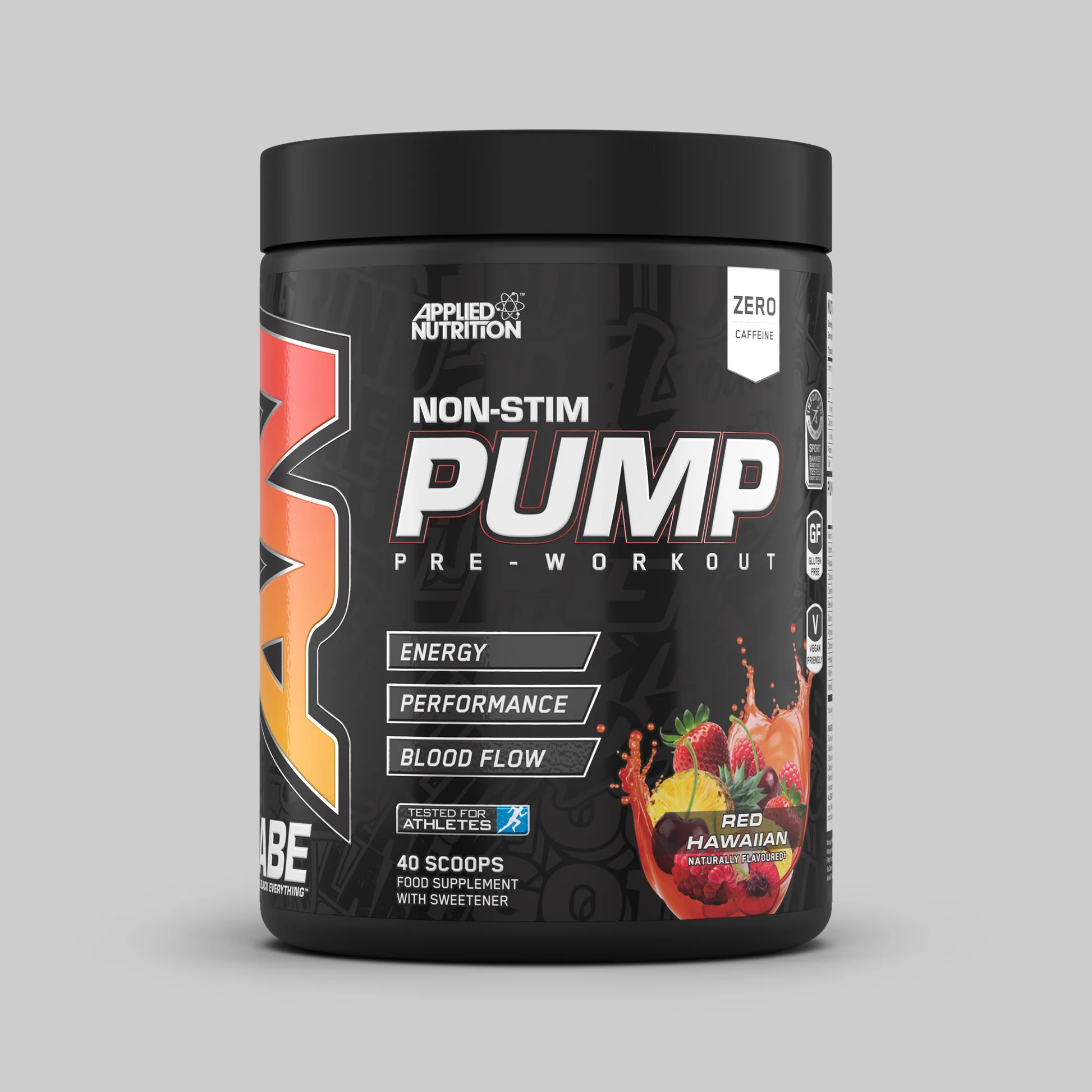 Pre-Workout fara Cafeina, Applied Nutrition, ABE Pump Stim-Free, 500g