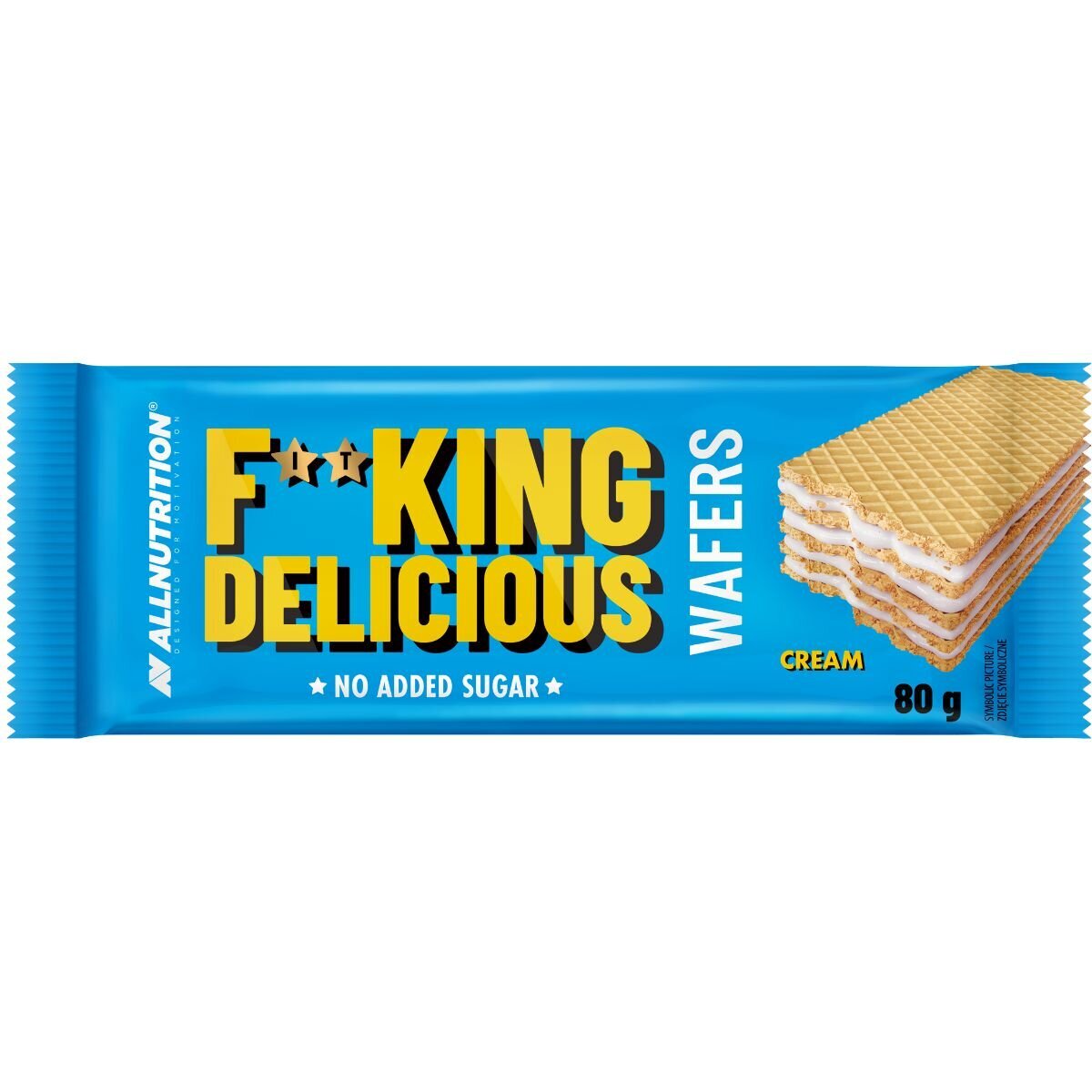 Napolitane Proteice, Allnutrition, FitKing Delicious Wafers, 80g