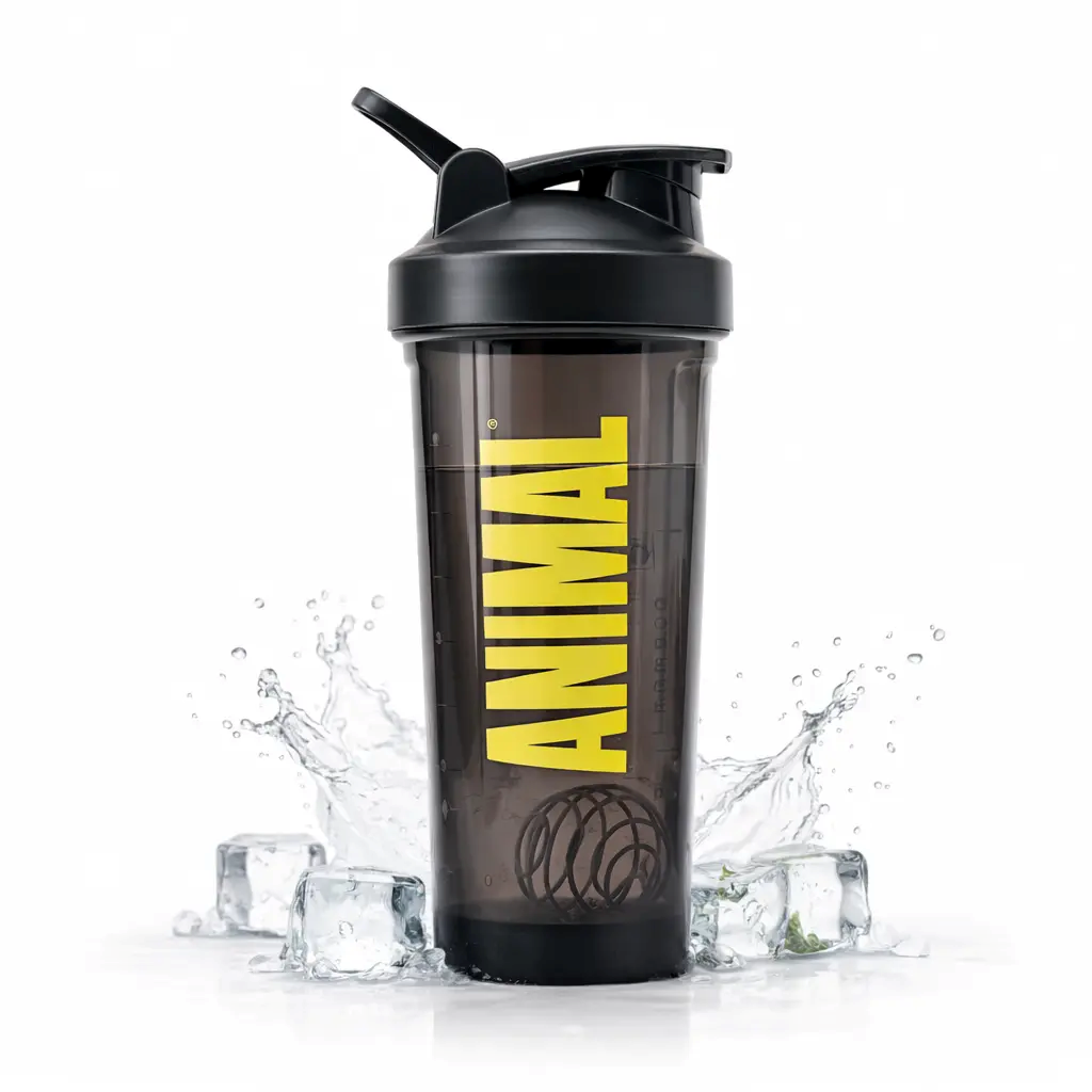 Shaker, Universal, Animal Classic Pro Shaker, 600ml Black with Yellow