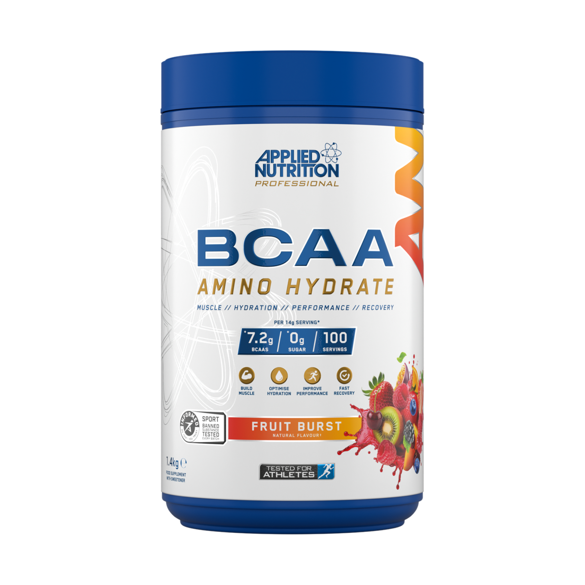 Aminoacizi pudra BCAA, Applied Nutrition, BCAA Amino-Hydrate, 1400g