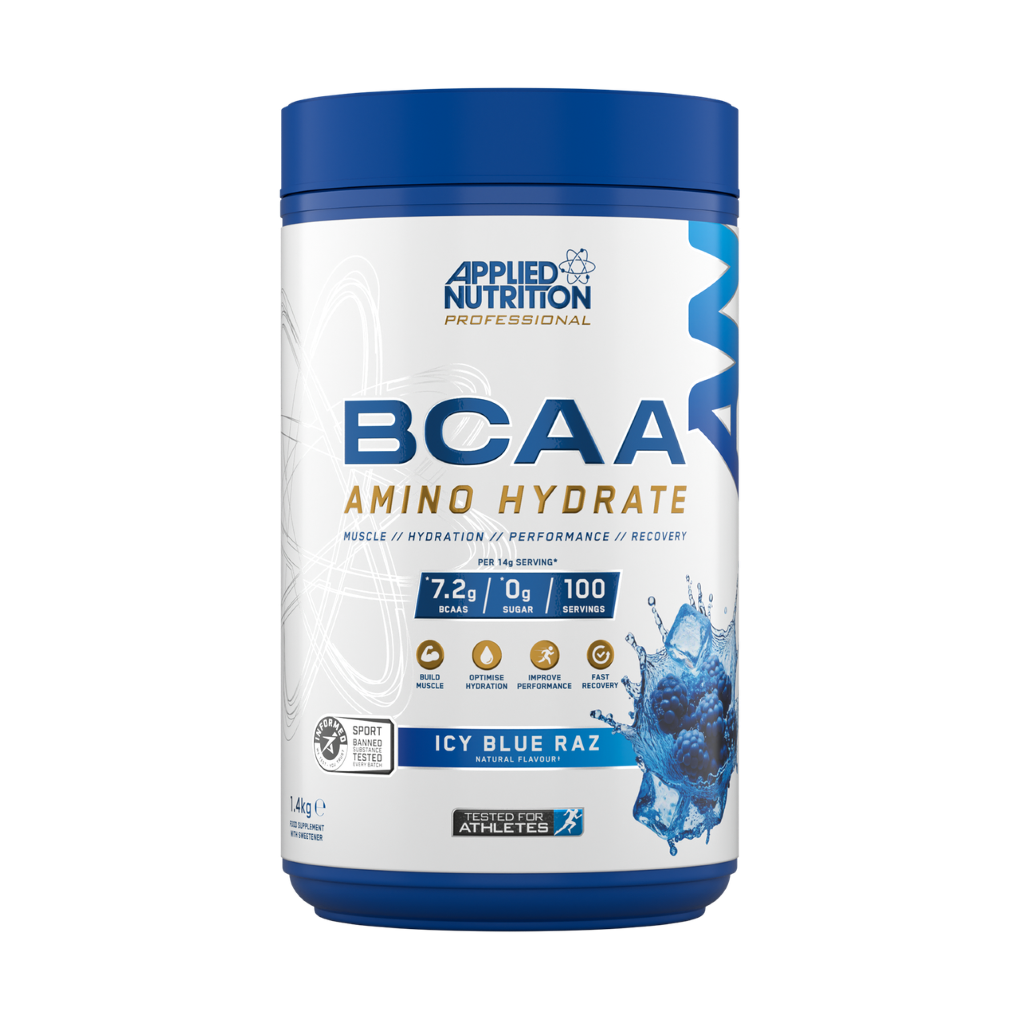 Aminoacizi pudra BCAA, Applied Nutrition, BCAA Amino-Hydrate, 1400g