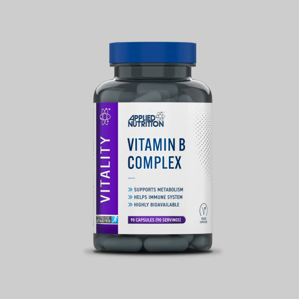 Complex Vitamina B, Applied Nutrition, Vitamin B Complex, 90 Capsule
