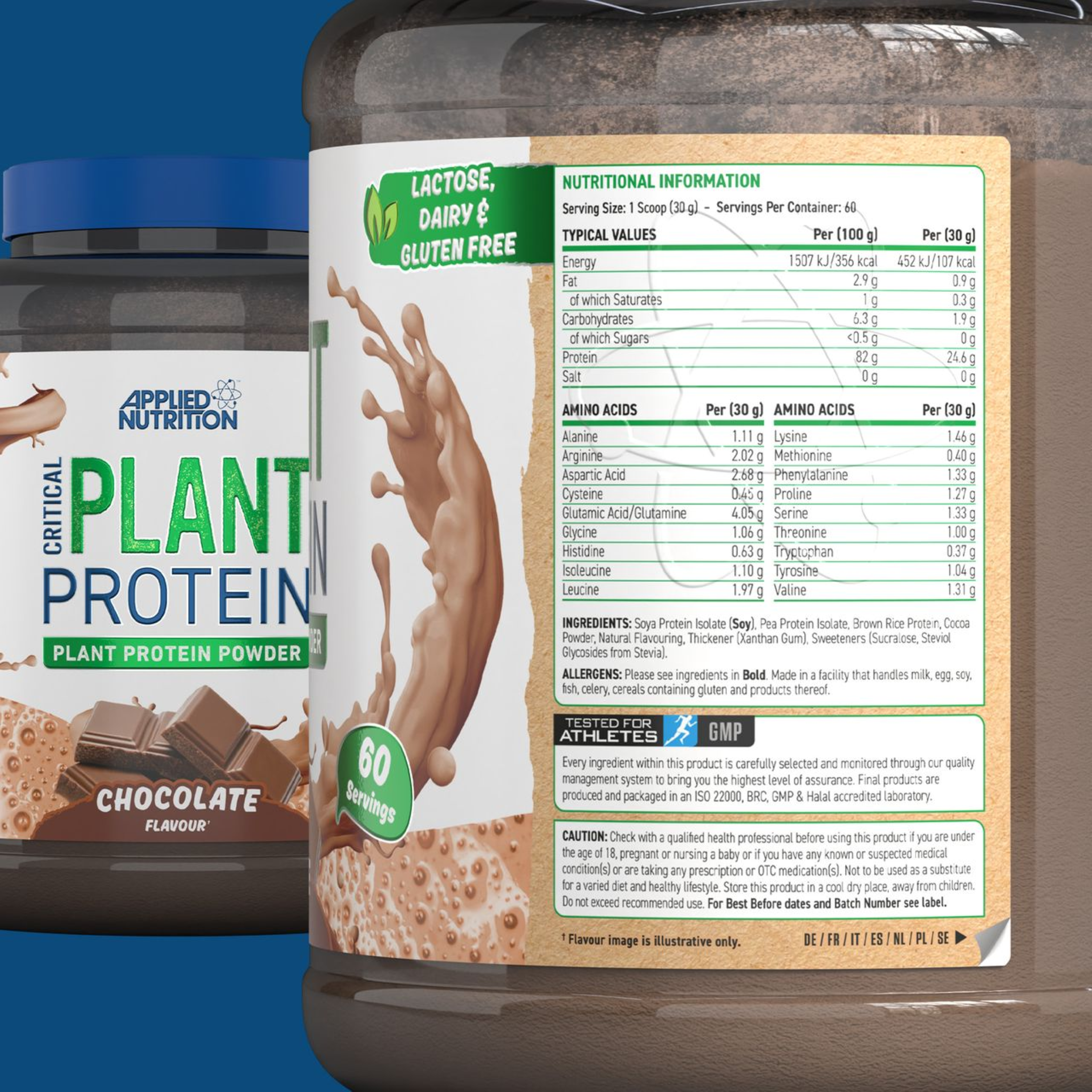 Proteina Vegana, Applied Nutrition, Critical Plant Protein, 1.8kg
