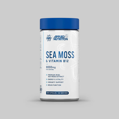 Muschi de Mare, Applied Nutrition, Sea Moss & Vitamin B12, 120 Capsule