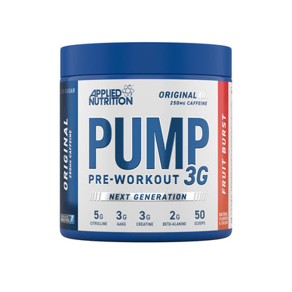 Pre-Workout, Applied Nutrition, PUMP 3G Original, 375g