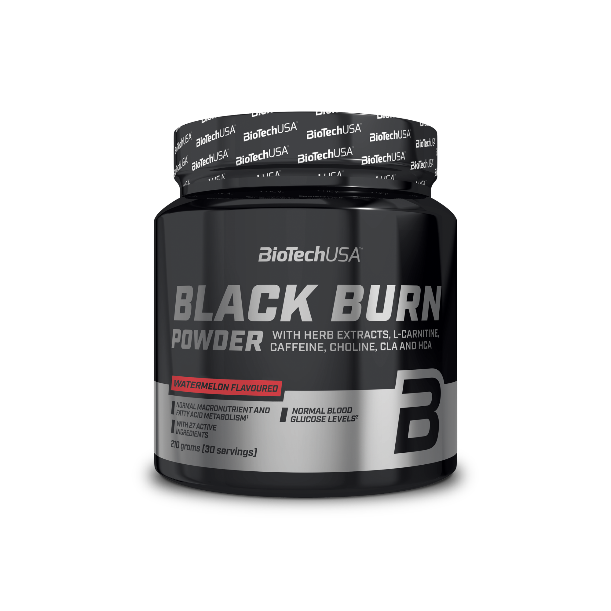 Arzator de grasimi, BioTechUSA, Black Burn Powder, 210g, Watermelon