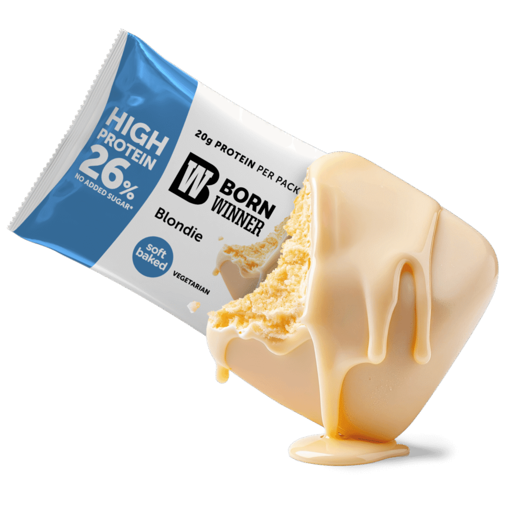 Prajitura Proteica, Born Winner, High Protein 26%, 75g