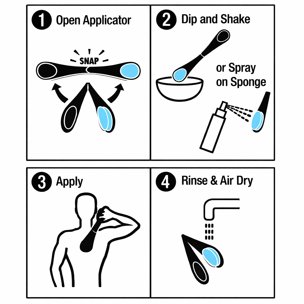 Aplicator pentru Spate, Pro Tan, D.I.Y. Back Applicator for Competition Tanning