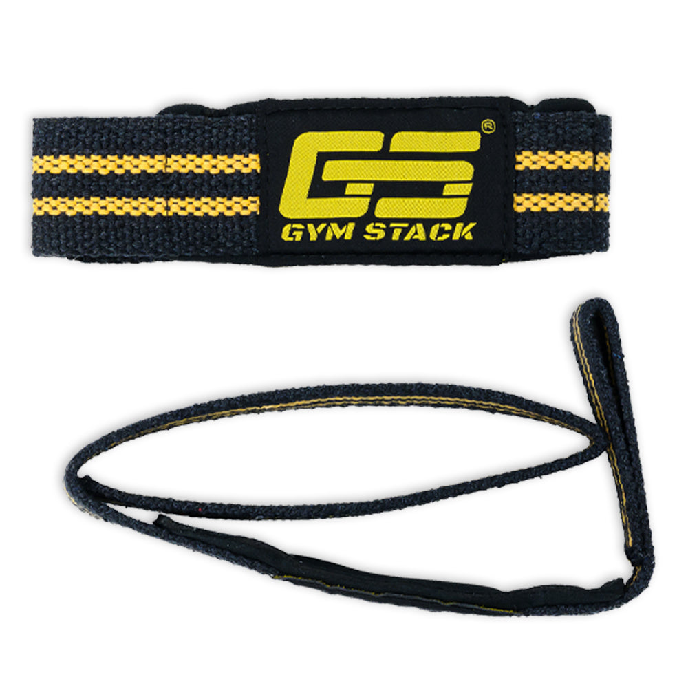 Chingi, Gym Stack, Lifting Straps, Black / Yellow