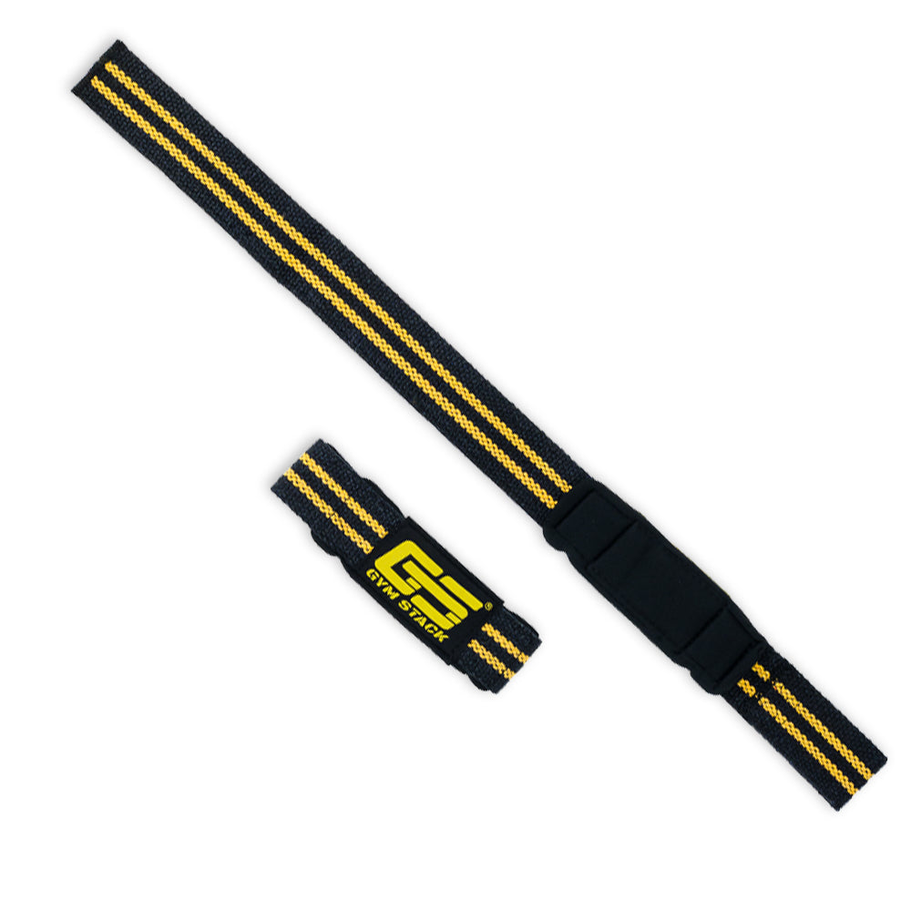 Chingi, Gym Stack, Lifting Straps, Black / Yellow