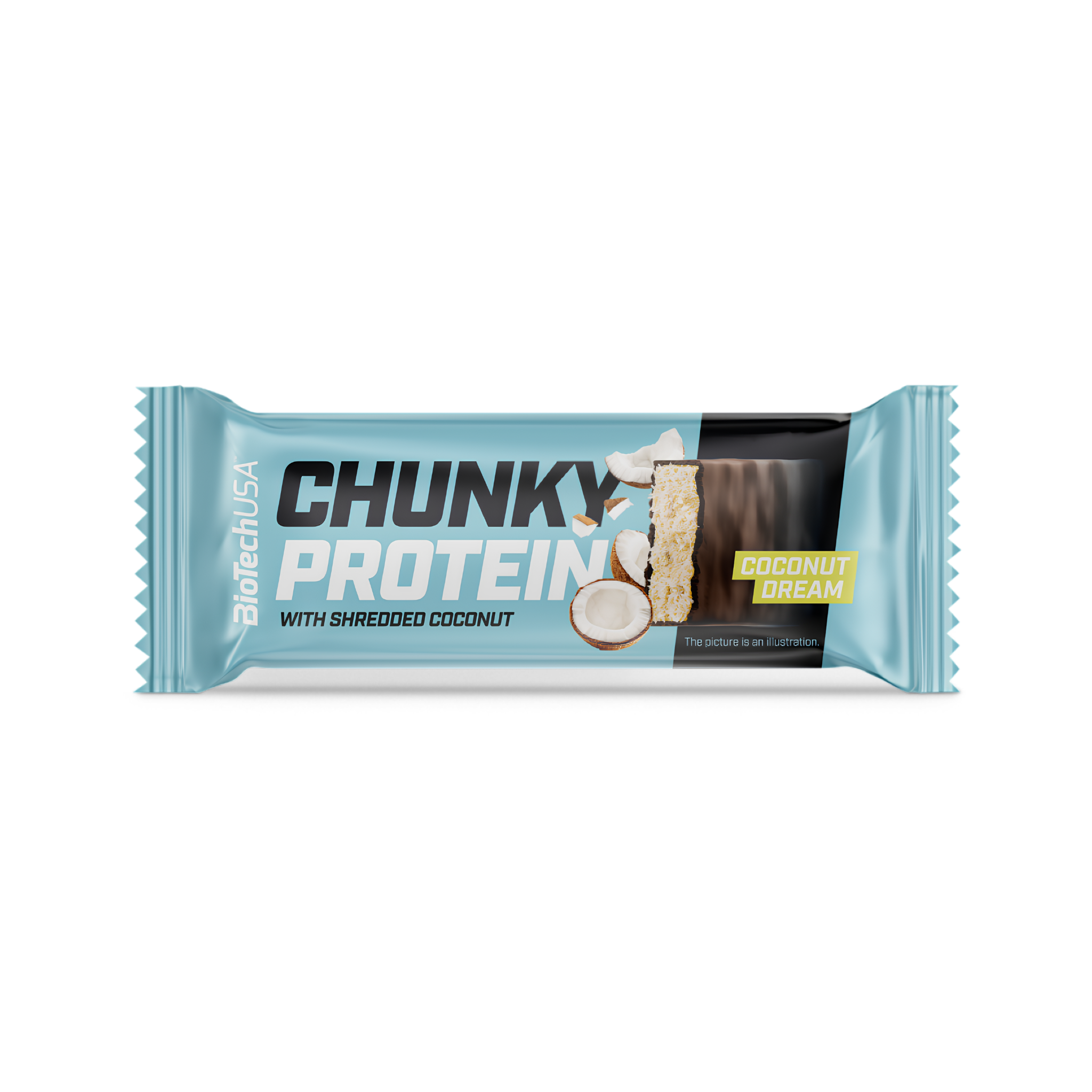Baton Proteic, BioTechUSA, Chunky Protein Bar, 50g, Coconut Dream