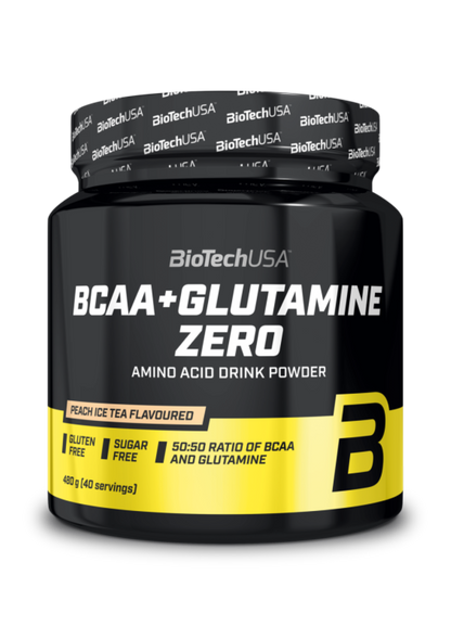 Aminoacizi BCAA+Glutamina, BioTechUSA, BCAA+Glutamine Zero, 480g