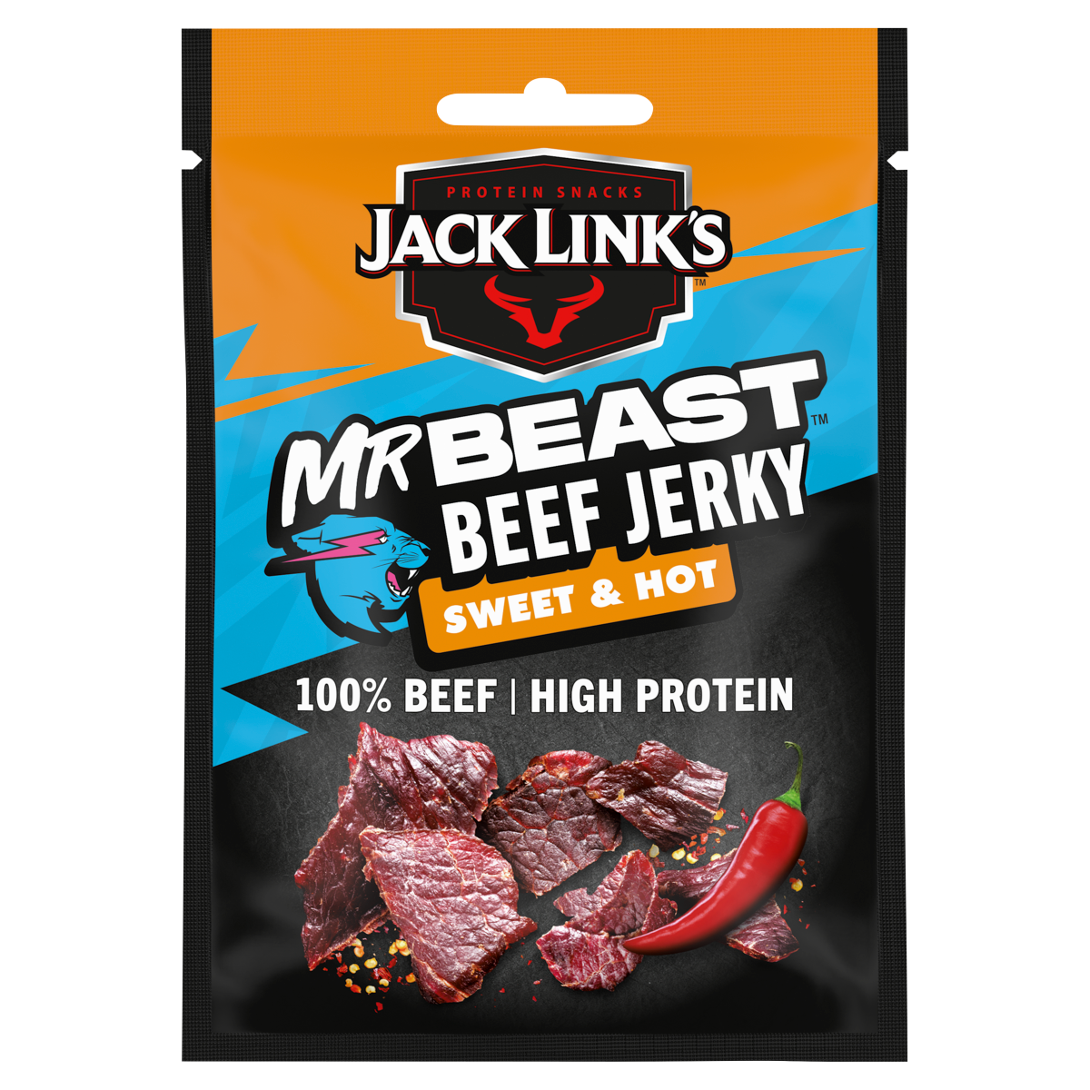 Carne Uscată de Vită, Jack Link's, Beef Jerky, 25g